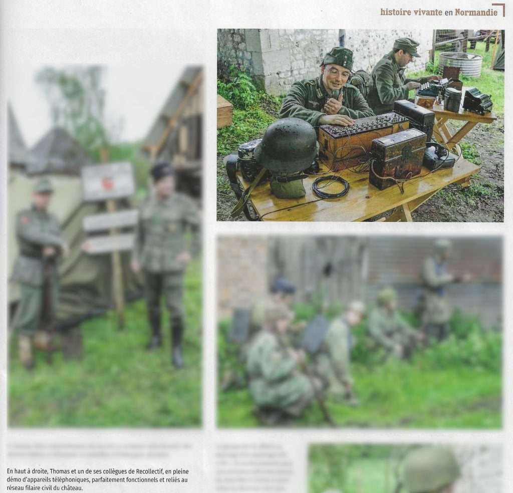 Article militaria mag central téléphonique