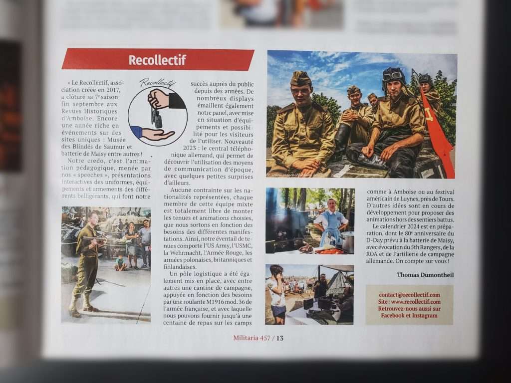 Article Militaria Mag N°457